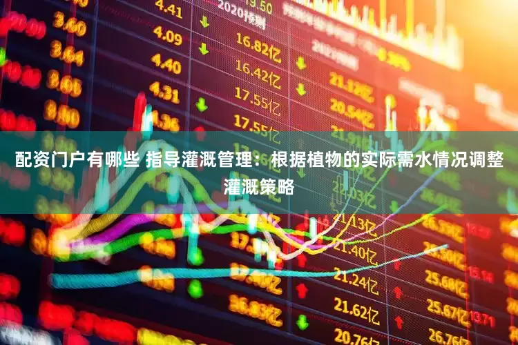 配资门户有哪些 指导灌溉管理：根据植物的实际需水情况调整灌溉策略