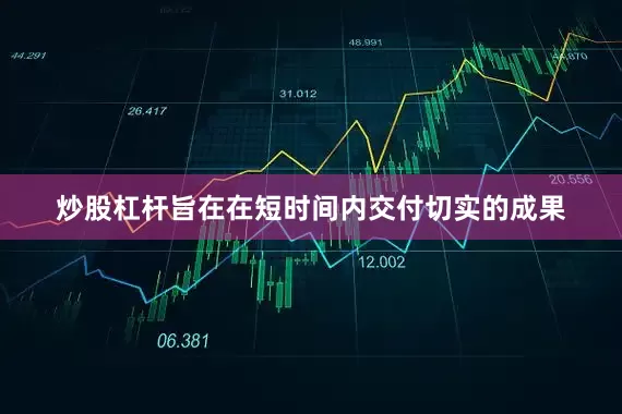 炒股杠杆旨在在短时间内交付切实的成果