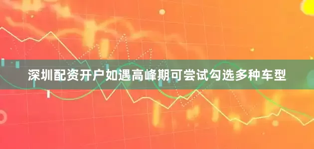 深圳配资开户如遇高峰期可尝试勾选多种车型